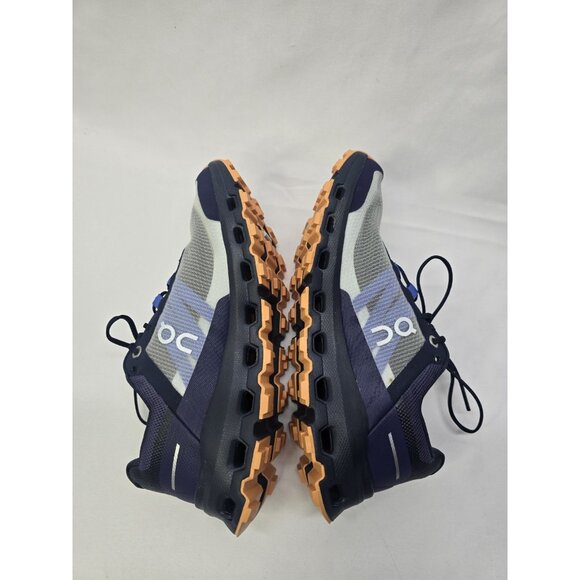 On Running Athletic Shoes - Navy and Orange - Picture 6 of 13